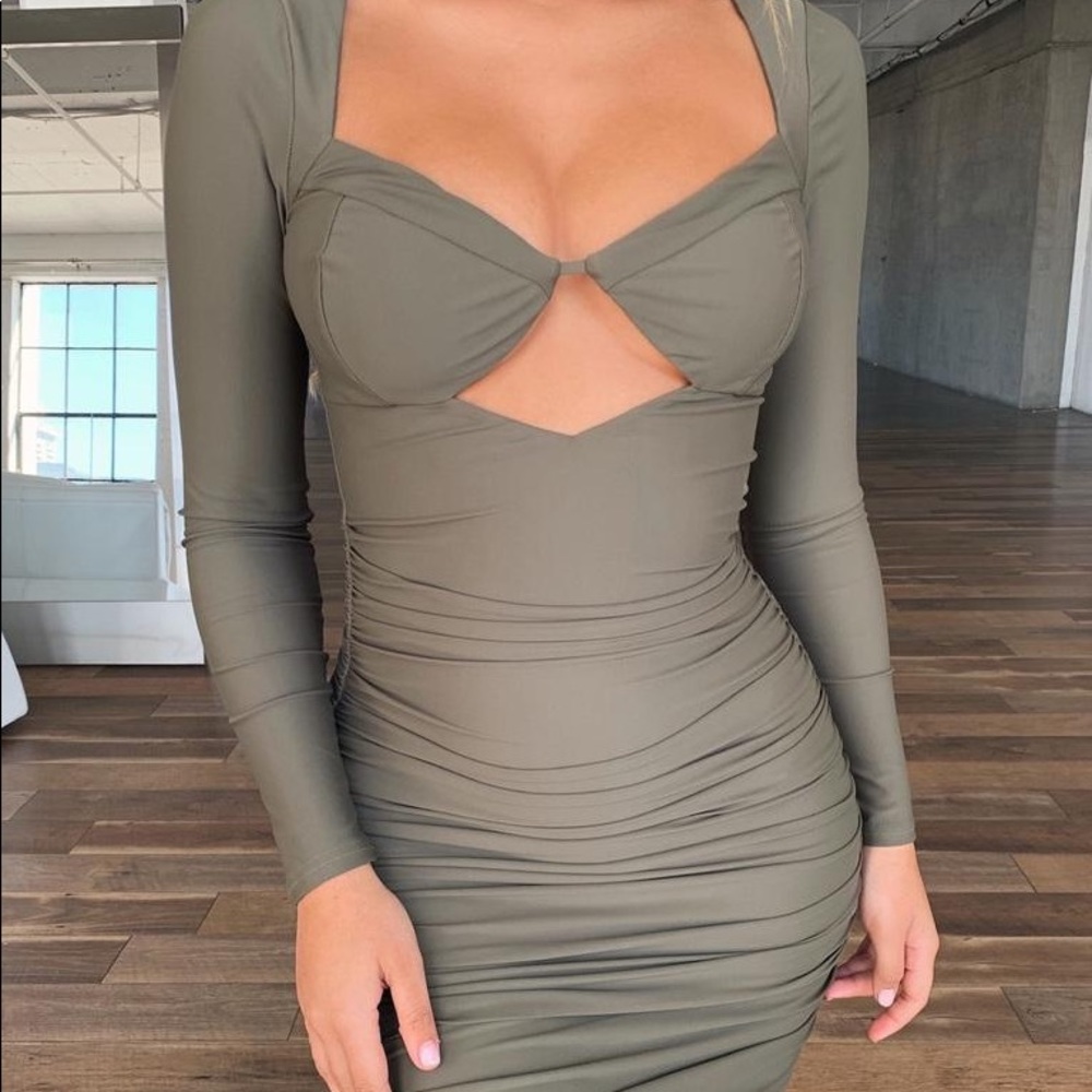 Olive Green Dress!